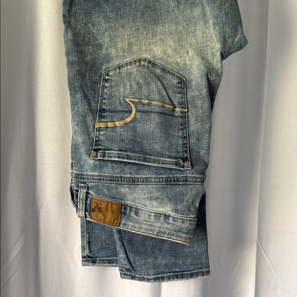 American Eagle Outfitters Blue Skinny Jeans Classic Style